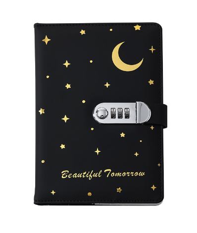 Suede Passcode Notebook