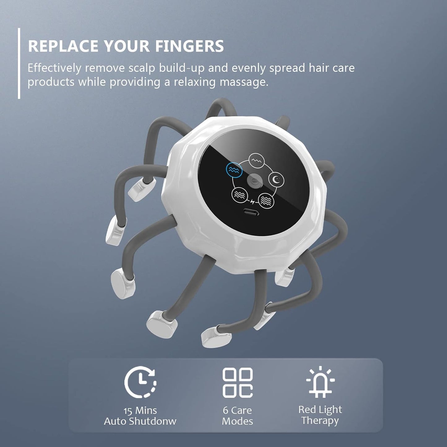 Meduso Vibrating Scalp Massager