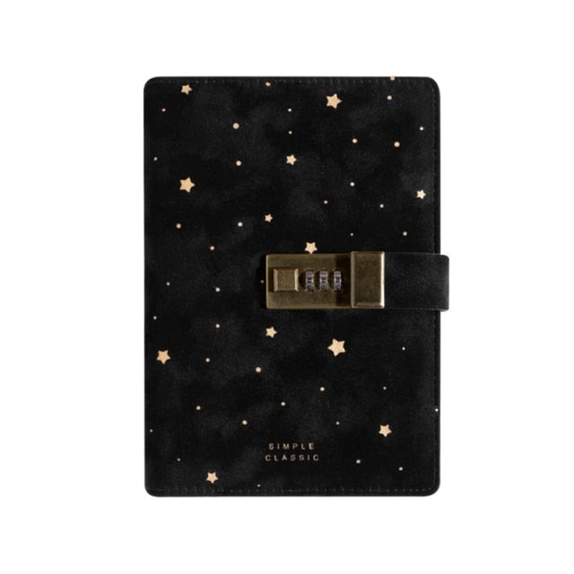 Suede Passcode Notebook