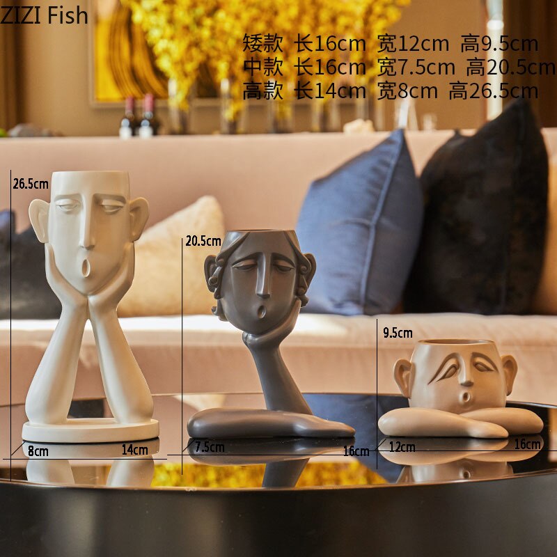 Abstract Vase Set