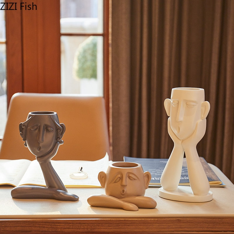 Abstract Vase Set