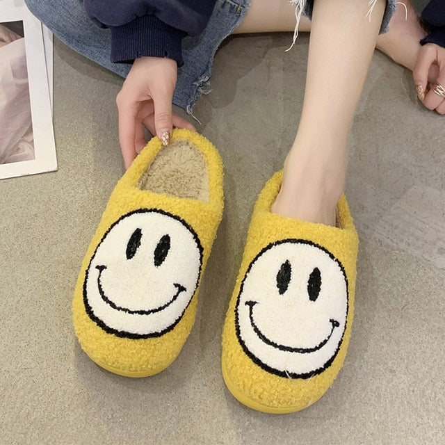 Cute Smile Cozy Slippers
