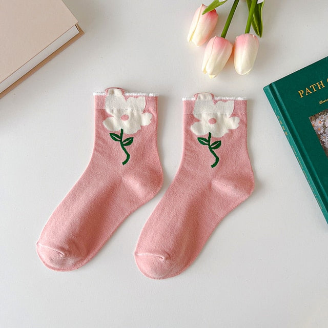 Cozy Frilly Ruffle Socks