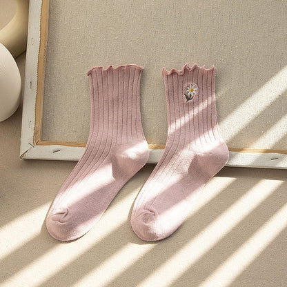 Cozy Frilly Ruffle Socks