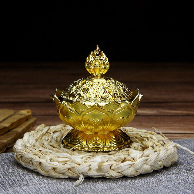 Incense Cone Lotus Flower Burner