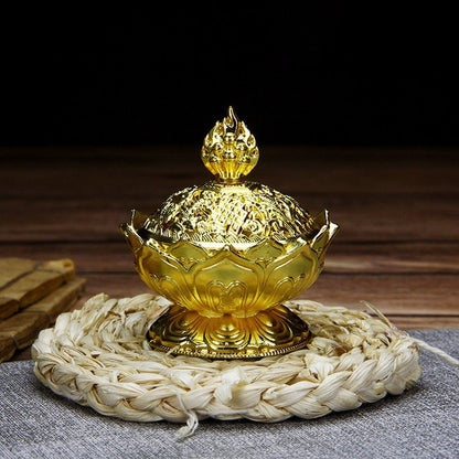 Incense Cone Lotus Flower Burner