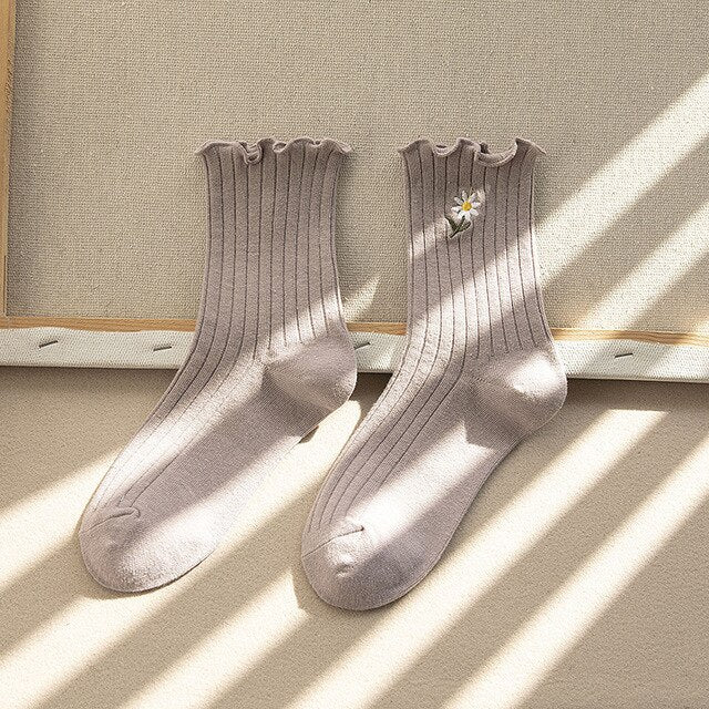 Cozy Frilly Ruffle Socks