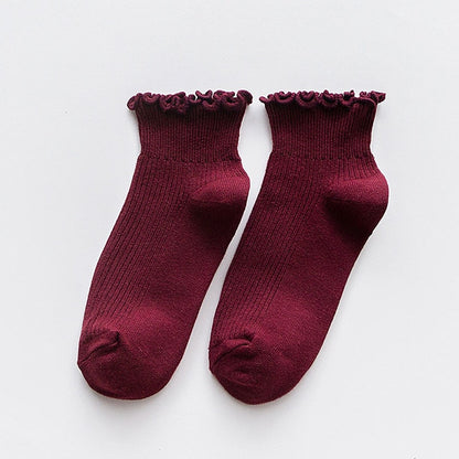 Cozy Frilly Ruffle Socks