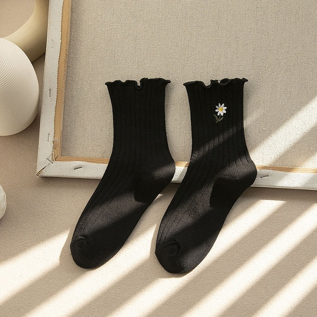 Cozy Frilly Ruffle Socks
