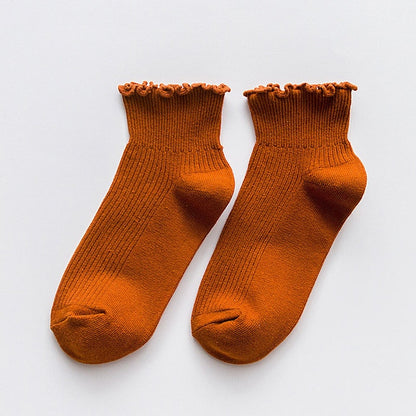 Cozy Frilly Ruffle Socks
