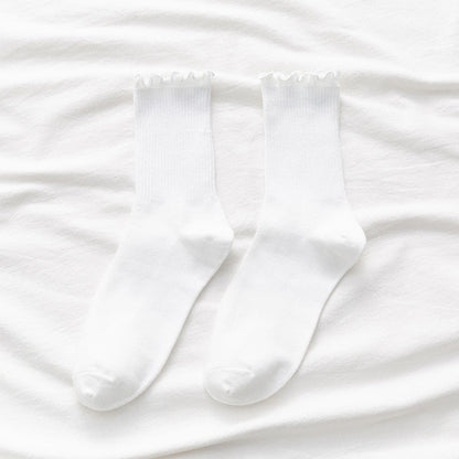 Cozy Frilly Ruffle Socks