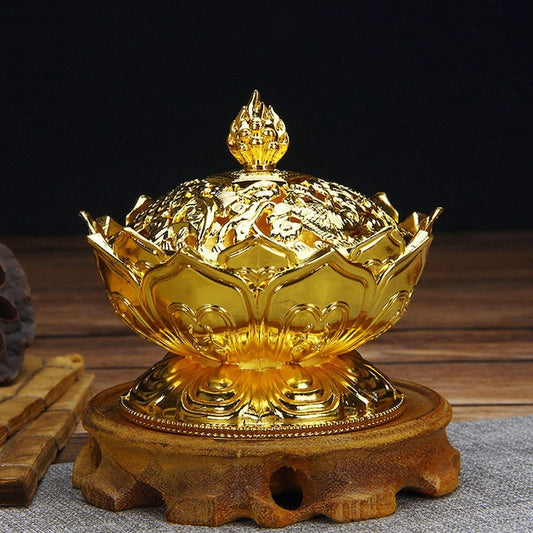 Incense Cone Lotus Flower Burner
