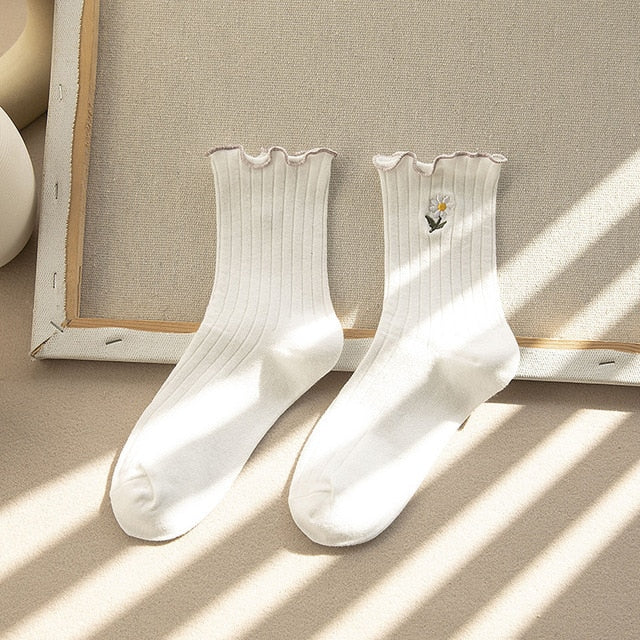 Cozy Frilly Ruffle Socks