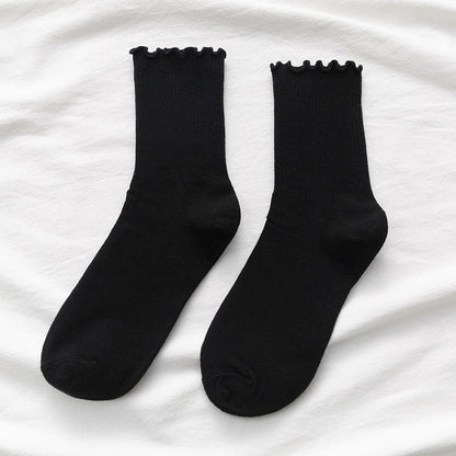 Cozy Frilly Ruffle Socks