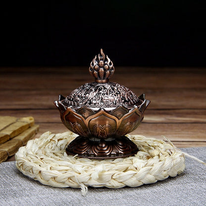 Incense Cone Lotus Flower Burner