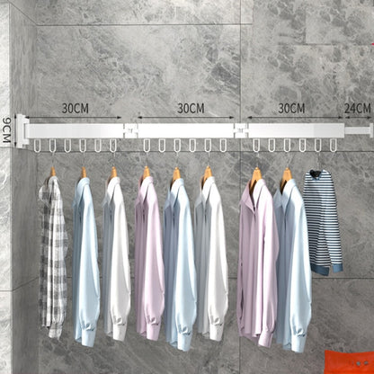 Minimalist Retractable Clothing Rack