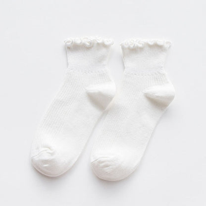 Cozy Frilly Ruffle Socks