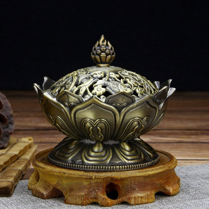 Incense Cone Lotus Flower Burner