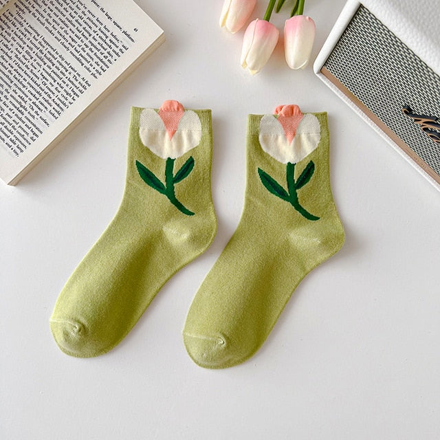 Cozy Frilly Ruffle Socks