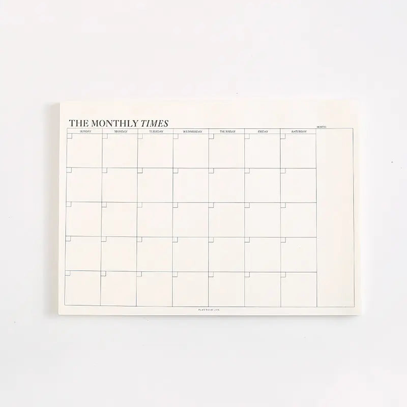 Easy Tear Calendar