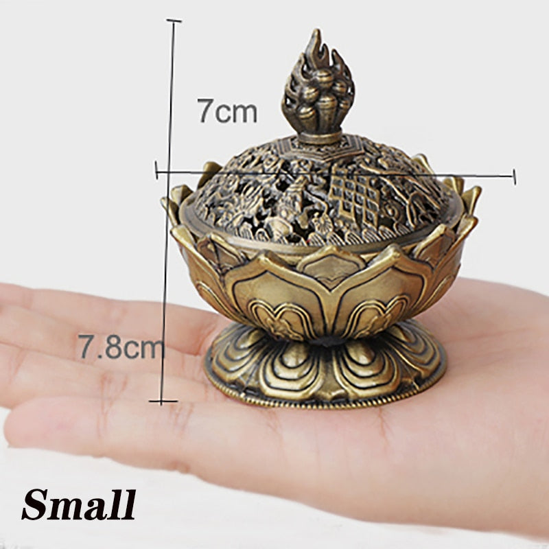 Incense Cone Lotus Flower Burner