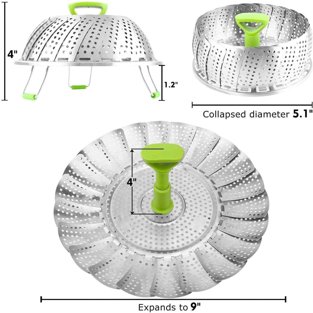 Adjustable Steamer/Strainer Basket