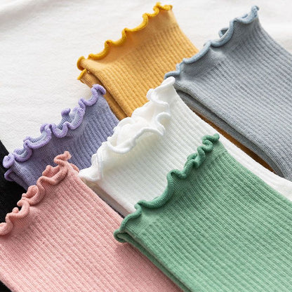 Cozy Frilly Ruffle Socks