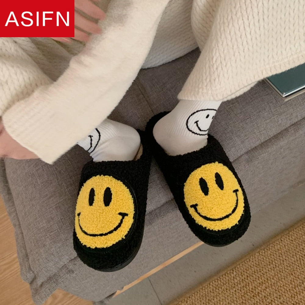 Cute Smile Cozy Slippers