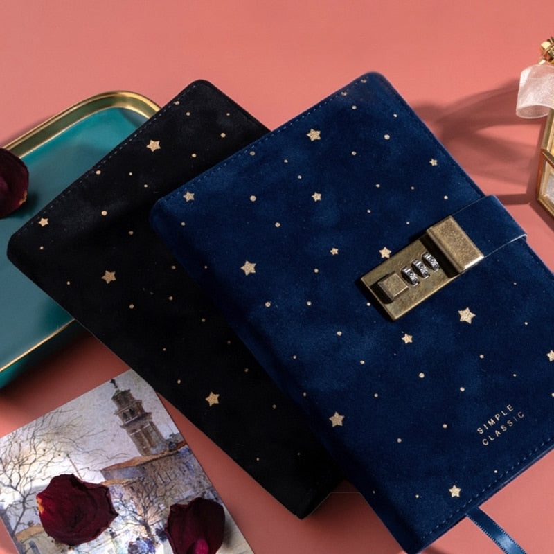 Suede Passcode Notebook