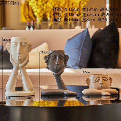 Abstract Vase Set