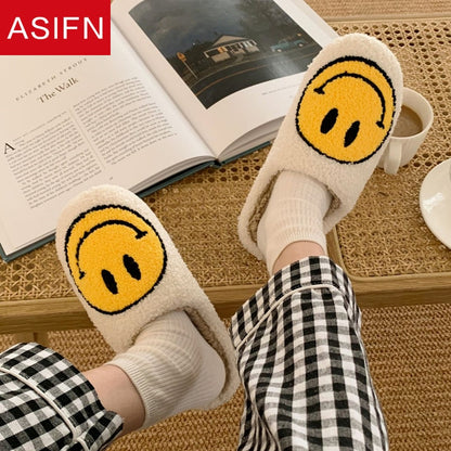 Cute Smile Cozy Slippers