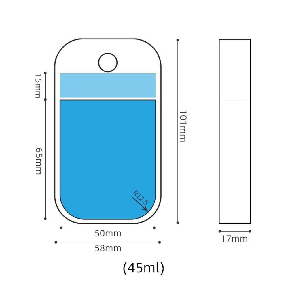Mini Refillable Sanitizer Bottle (+Funnel)