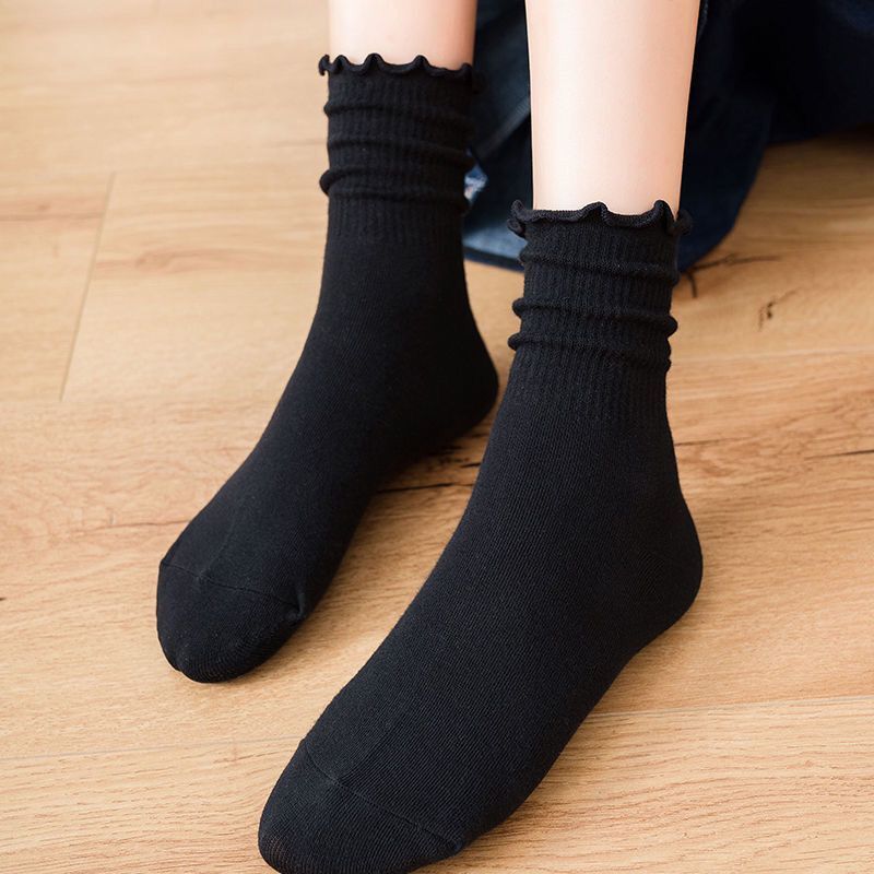 Cozy Frilly Ruffle Socks