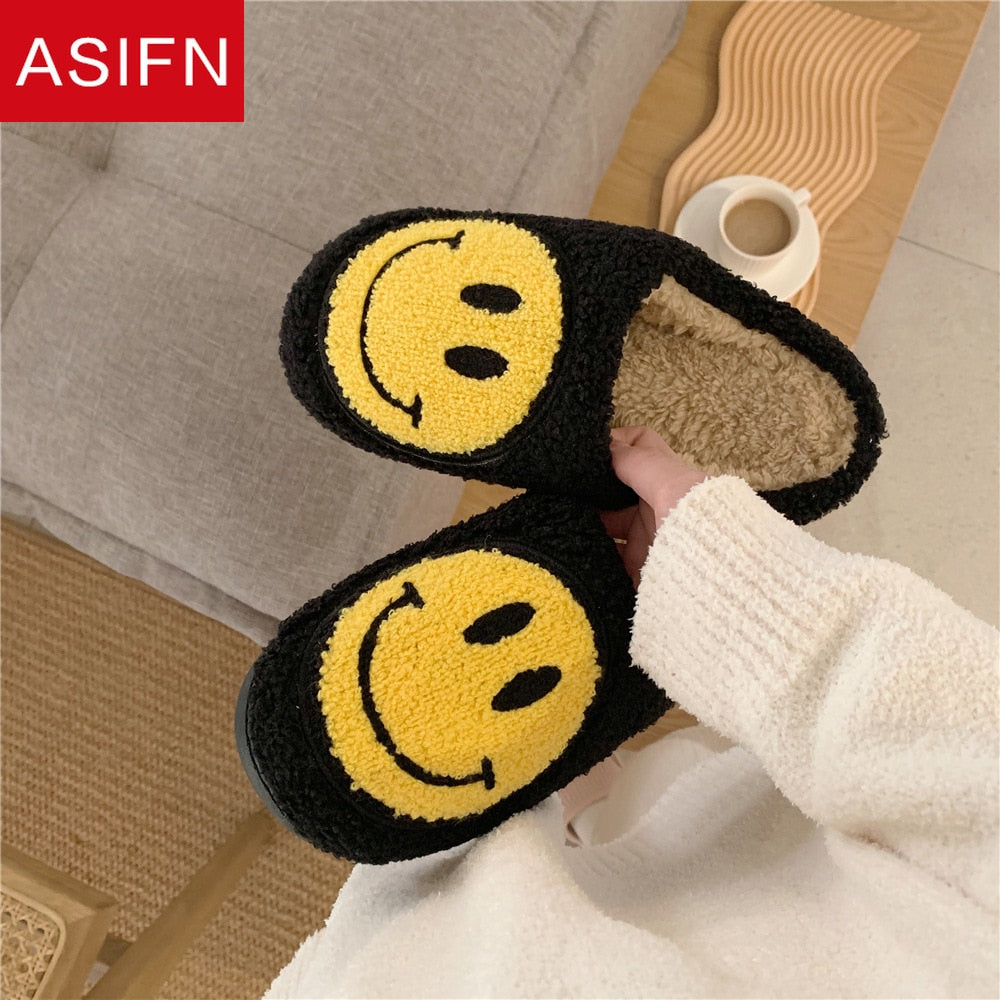 Cute Smile Cozy Slippers