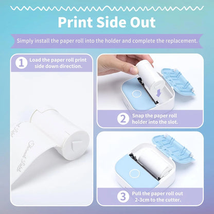 Sticky Refill Paper for Mini Inkless Pocket Printer